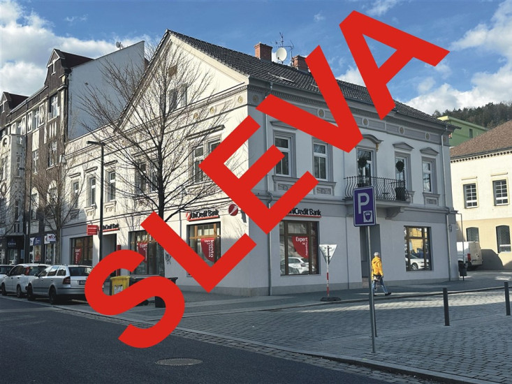 Byt 4+1 s balkonem (156 m2), OV, Husovo nám., Děčín IV - Podmokly